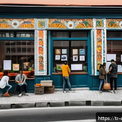 Home 31 디지털 제작자를 위한 자금 조달 방법 - A vibrant coworking space in Istanbul filled with diverse digital creators collaborating on projects...